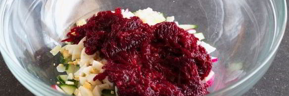 литовский холодный борщ