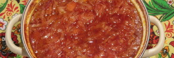 постный борщ