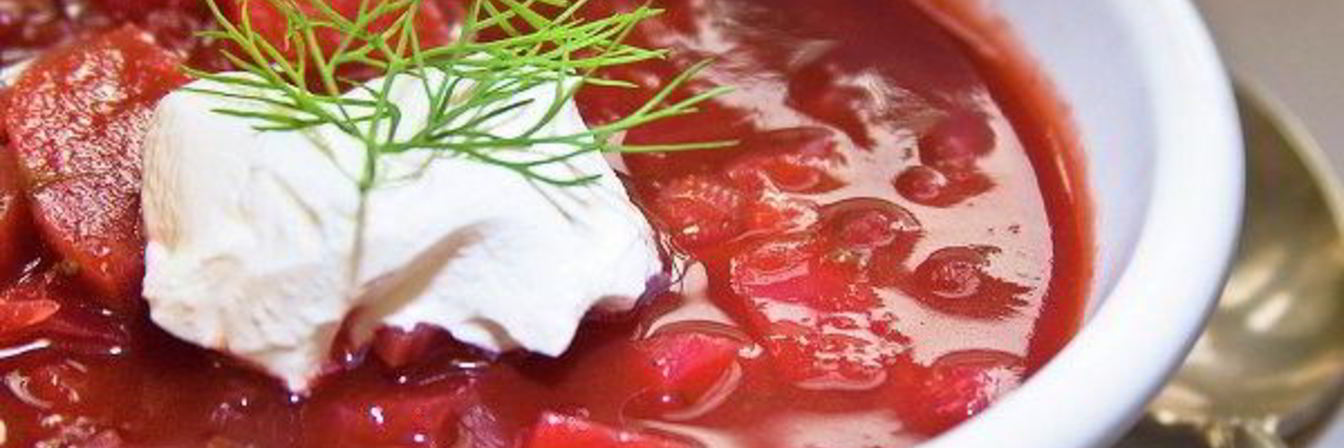 Украинский борщ с курицей