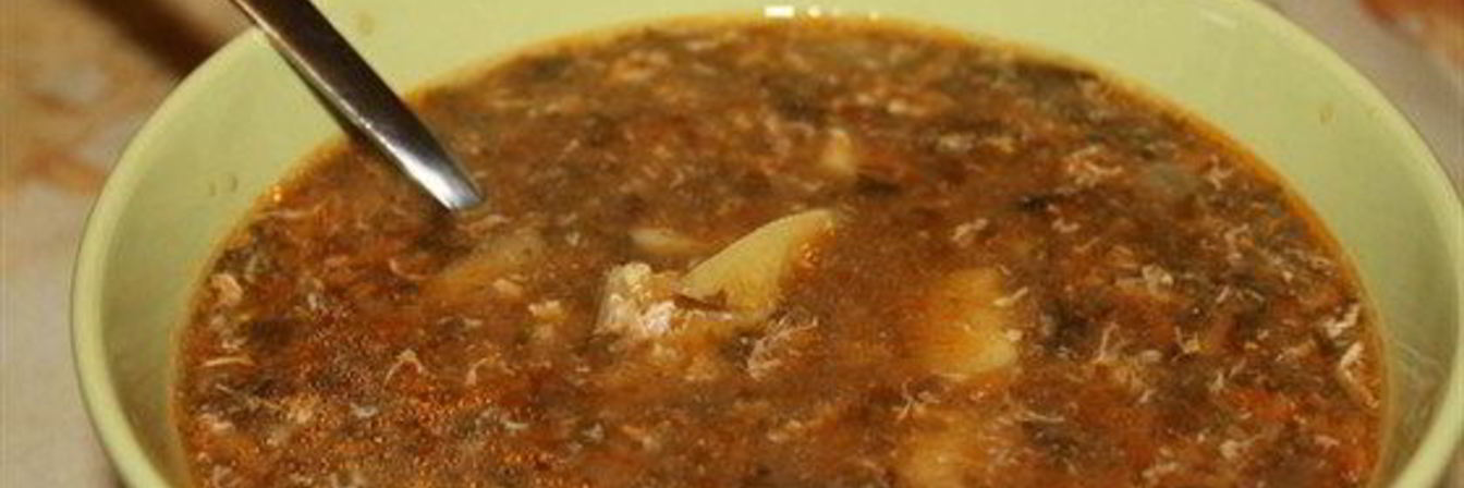 Украинский зеленый борщ