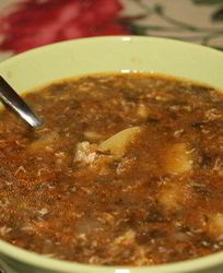 Украинский зеленый борщ