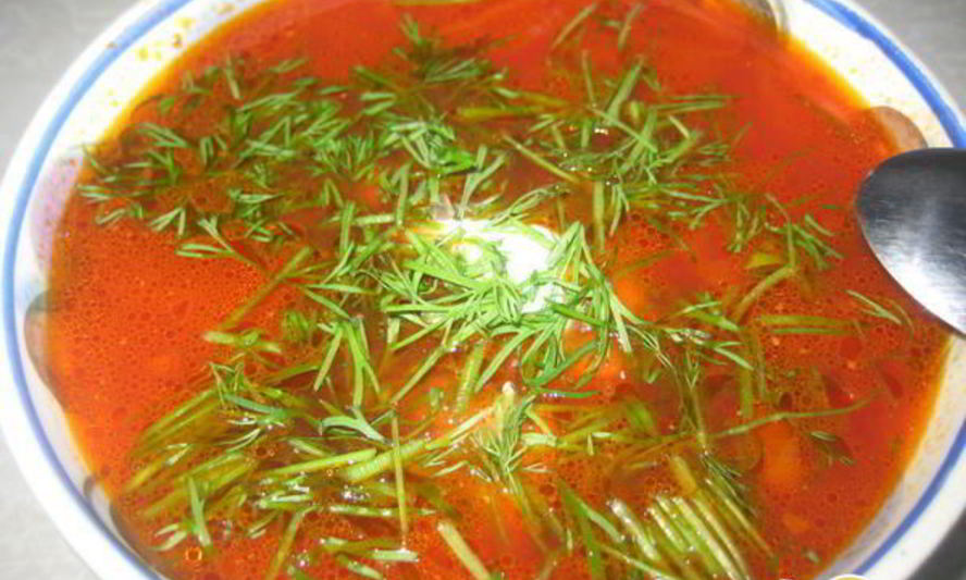 Рецепт вегетарианского борща