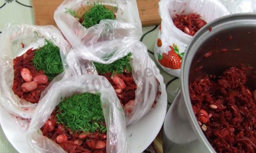 Рецепт заправки для борща замороженная