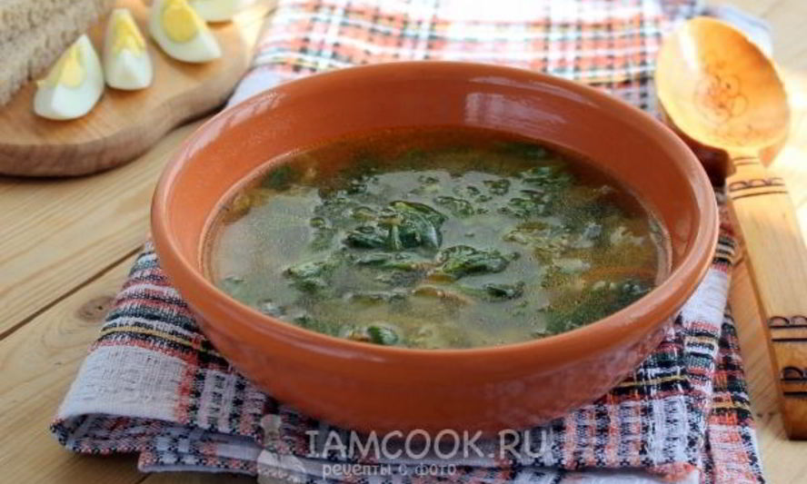 Рецепт зеленого борща с крапивой