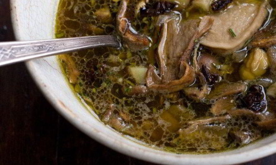 Рецепт быстрого грибного супа