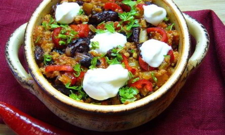 Рецепт чили кон карне с хрустящей фасолью