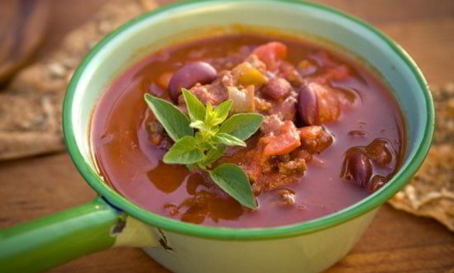 Рецепт фасолевого супа с чили