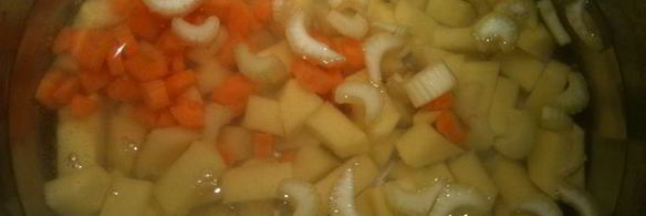 фасолевый суп со сливочным сыром