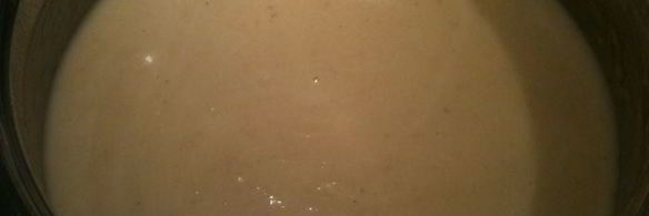 фасолевый суп со сливочным сыром