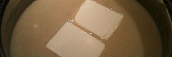 фасолевый суп со сливочным сыром