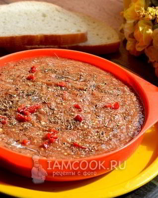 Гаспачо с баклажанами