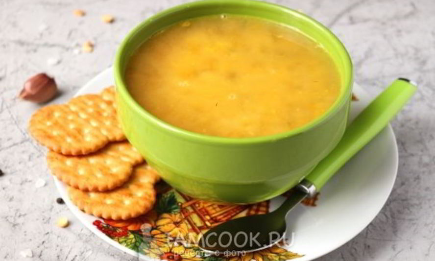 Рецепт горохового супа без мяса