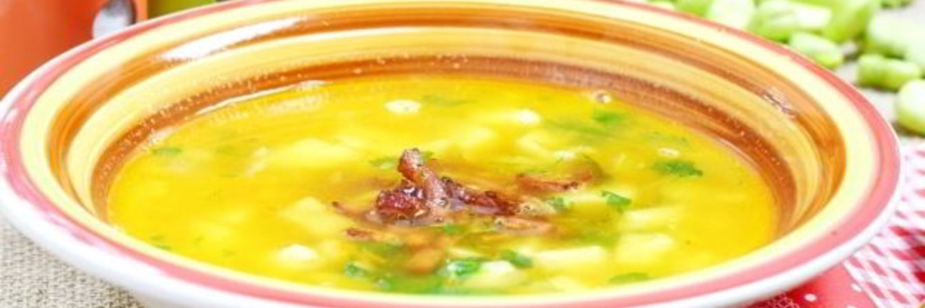Гороховый суп с беконом
