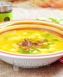Гороховый суп с беконом