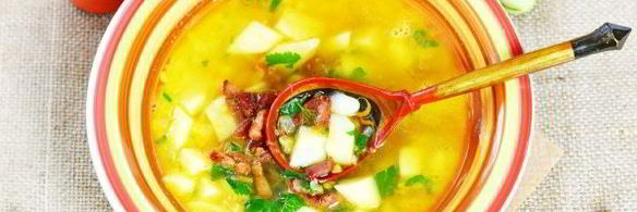 гороховый суп с беконом