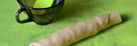 гороховый суп с чесночными рулетиками