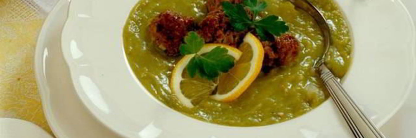 Гороховый суп с фрикадельками