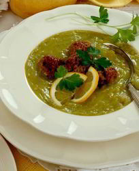 Гороховый суп с фрикадельками