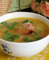 Гороховый суп с копченостями