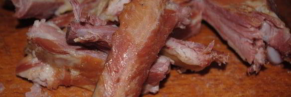 гороховый суп с копчеными ребрышками