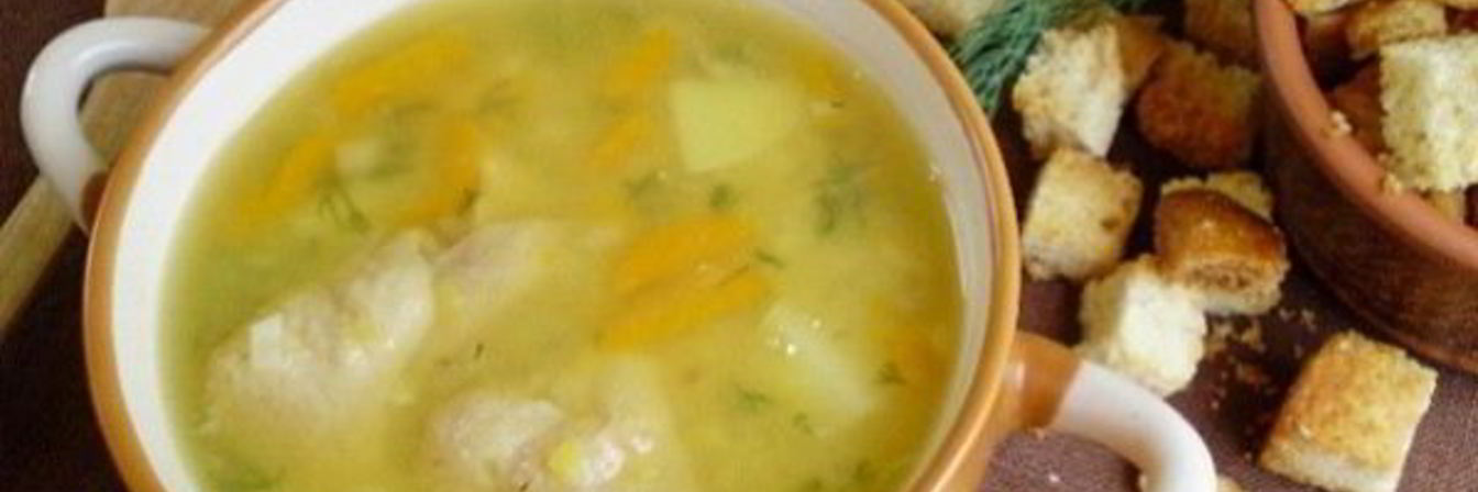 Гороховый суп с курицей