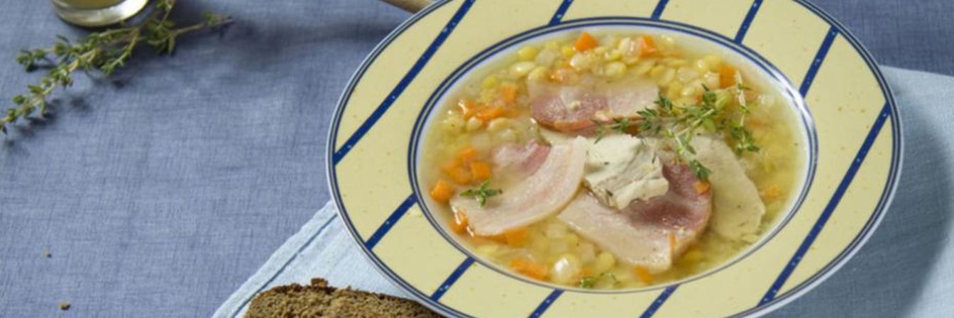 Гороховый суп со свининой по-скандинавски