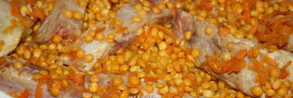 гороховый суп со свиными ребрышками