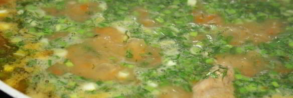 гороховый суп со свиными ребрышками