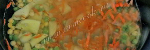 гороховый суп в мультиварке