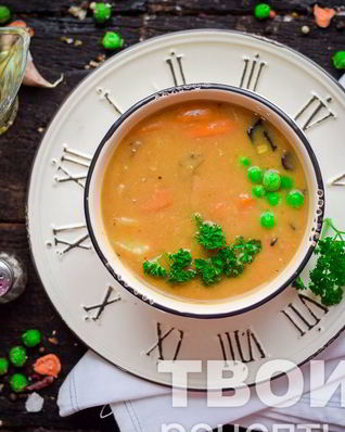 Постный гороховый суп
