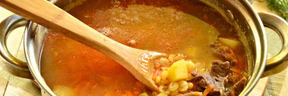 суп гороховый с говядиной