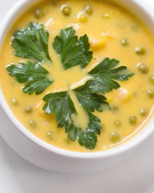 Вегетарианский суп с горохом