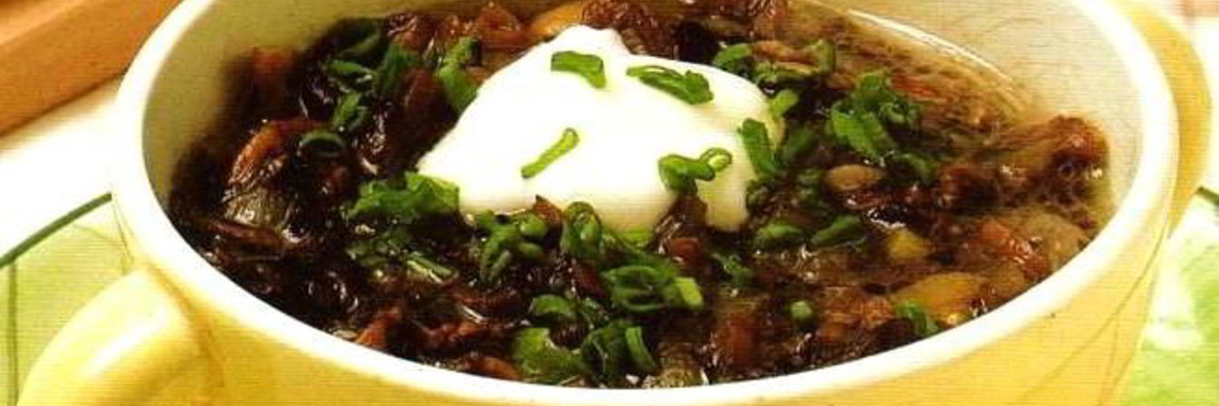 Грибной суп из сушеных грибов