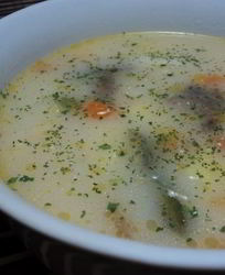 Грибной суп из замороженных шампиньонов