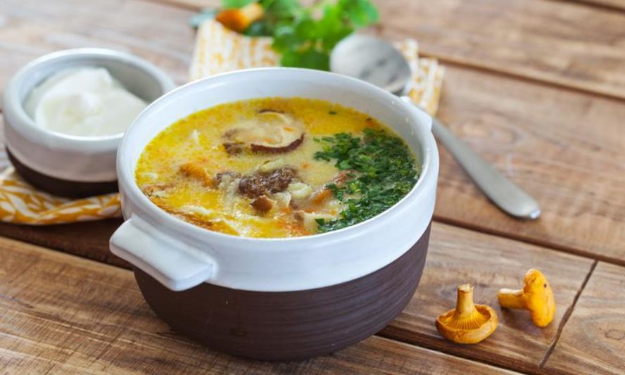 Рецепт грибного супа с манной крупой