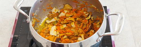 грибной суп с манной крупой