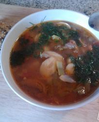 Грибной суп с паприкой