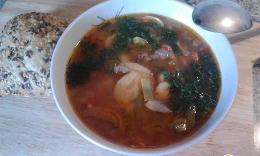 Рецепт грибного супа с паприкой