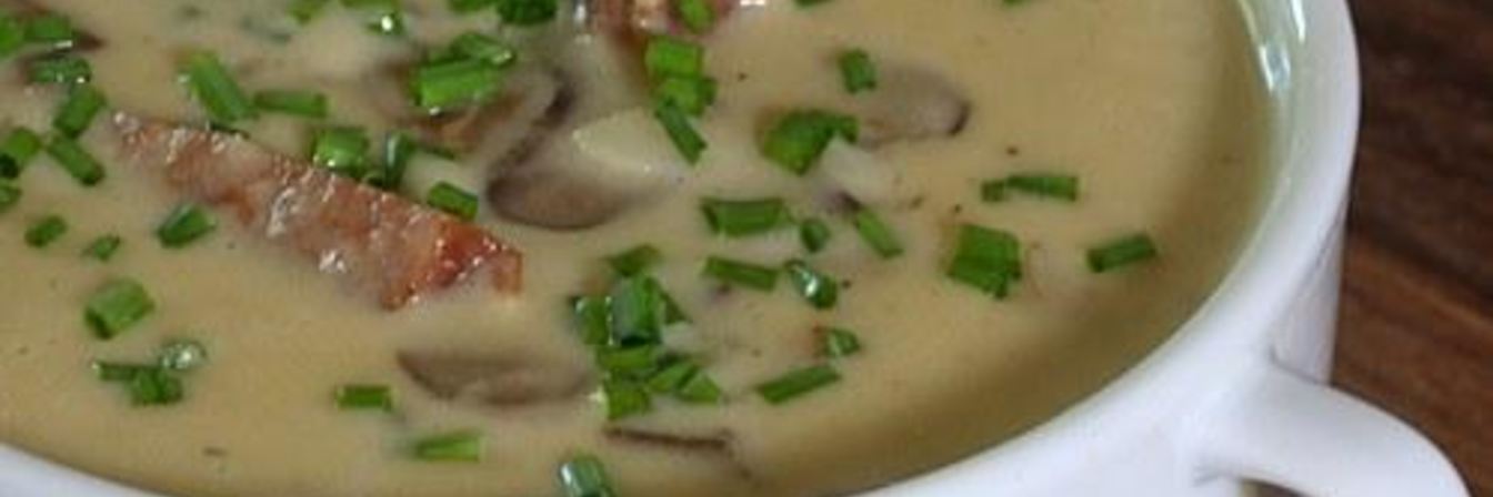 Грибной суп со сливками