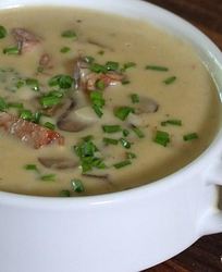 Грибной суп со сливками