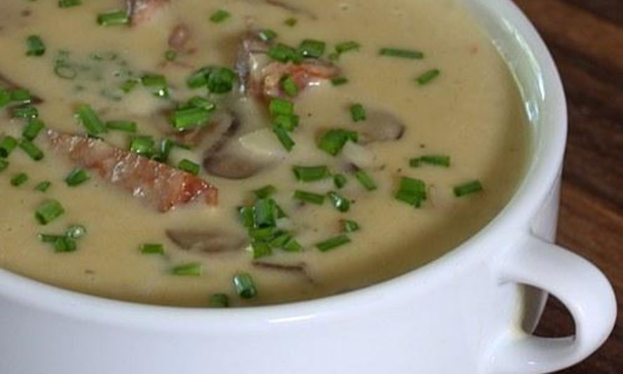 Рецепт грибного супа со сливками