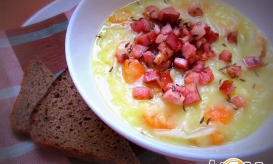 Рецепт густого картофельного супа с квашеной капустой