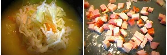 густой картофельный суп с квашеной капустой