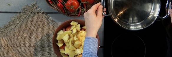 картофельный суп со сладким перцем