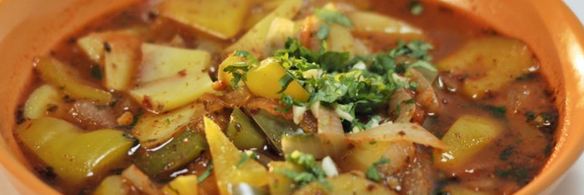 картофельный суп со сладким перцем