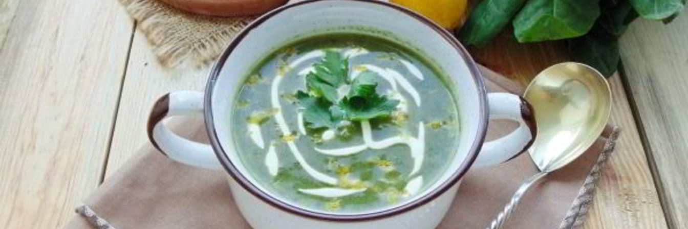 Крем-суп из шпината