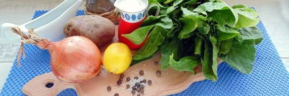 крем-суп из шпината