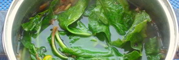 крем-суп из шпината