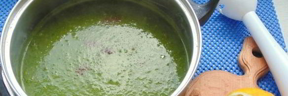 крем-суп из шпината