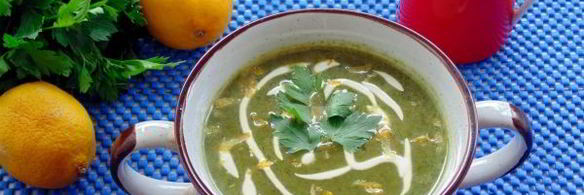 крем-суп из шпината